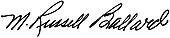 signature de Melvin Russell Ballard