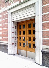 Entrance, St Thos Choir School.