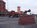 Image:Malmö, Sweden, central station, bus terminal and sculpture.jpg