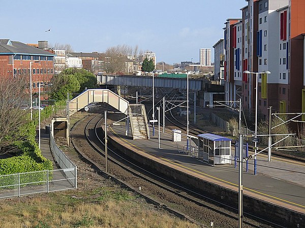 Manors railway station