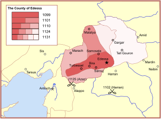 County of Edessa Crusader state in the Levant from 1098 to 1144