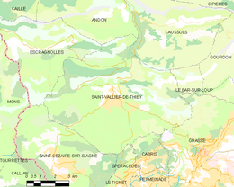 Saint-Vallier-de-Thiey - Localizazion