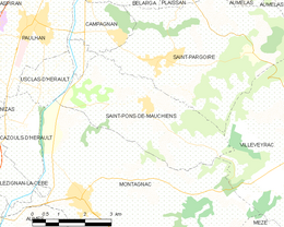 Saint-Pons-de-Mauchiens - Localizazion