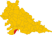 Localització de Dosolo a la província de Màntua