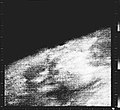 Det første nærbildet av Mars noensinne, tatt 5. juli 1965.