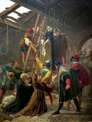 <span class="mw-page-title-main">Martyrs of Gorkum</span> 19 Dutch Catholic clerics executed in Brielle, present-day Netherlands (1572)