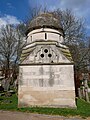 Mausoleum of Alfred and Elizabeth Longsdon, c.1893 in West Norwood Cemetery. [250]