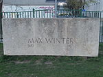 Memorial stone for Max Winter