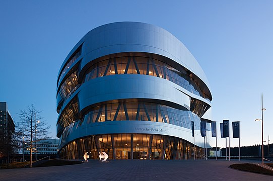 Mercedes-Benz Museum in Stuttgart.