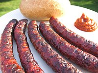 Anrichtevariante Merguez