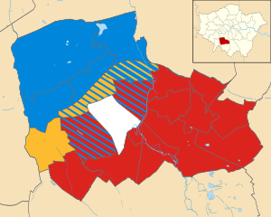Местные выборы в Мертон, Лондон, Великобритания, 2018 map.svg 
