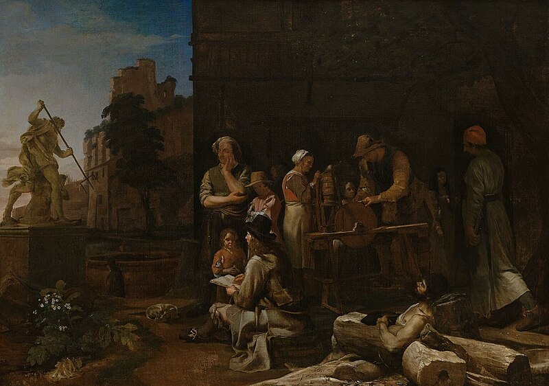 File:Michiel Sweerts – Roman Streetscene with a Young Artist.jpg