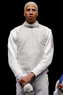 Miles Chamley-Watson US-American fencer