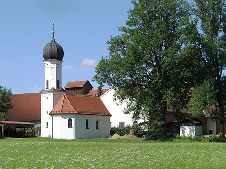 Mittelstetten Oberdorf Kirche St. Sebastian