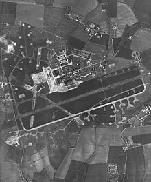 RAF Molesworth circa early to mid-1960s. With the arrival of the Cold War 582nd Resupply Group in 1953, the station was modernised with the construction of a 9,000 feet jet runway and permanent facilities, overlaid over the Second World War Eighth Air Force airfield. This configuration existed until about 1980. Molesworth-Early1960s.jpg