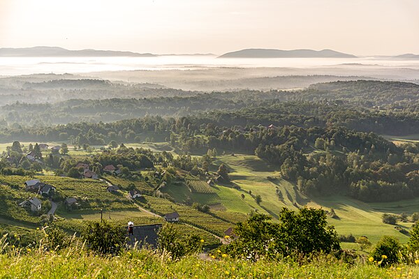 Typical landscape in White Carniola