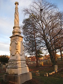 Moses Yale Beach monument - Wallingford, CT.JPG