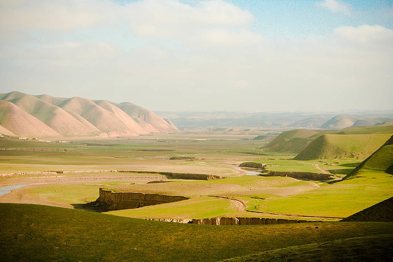 File:Mountains and River in Faryab province.jpg