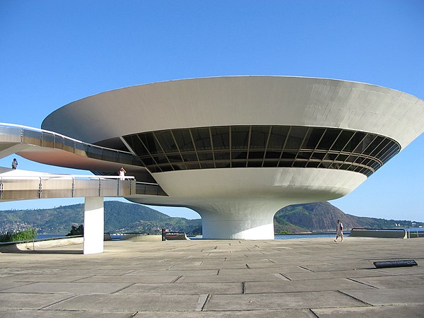 The Niterói Contemporary Art Museum, Brazil