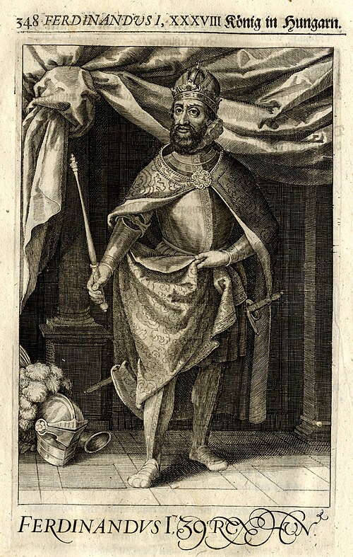 King Ferdinand I of Hungary (Nádasdy Mausoleum, 1664)