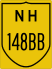 National Highway 148BB marker