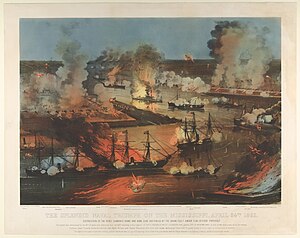 Naval Triumph on the Mississippi below New Orleans 1862 lithographh76369k.jpg