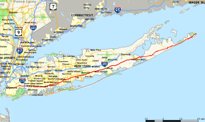 Mapo de New York State Route 27