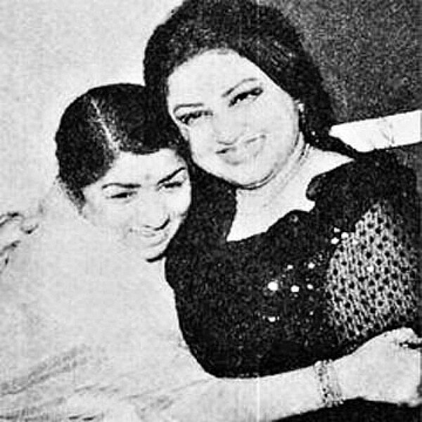 Jehan with singer Lata Mangeshkar