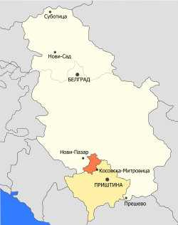 North Kosovo map RU.svg