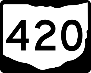 <span class="mw-page-title-main">Ohio State Route 420</span> State highway in Wood County, Ohio, US