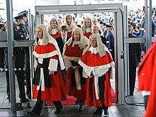 Welsh Judges at the opening of the Fourth Senedd Assembly in 2011 Official opening of the Fourth Senedd Assembly, June 7 2011 4.jpg