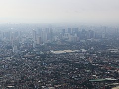 Ortigas Pasig from air