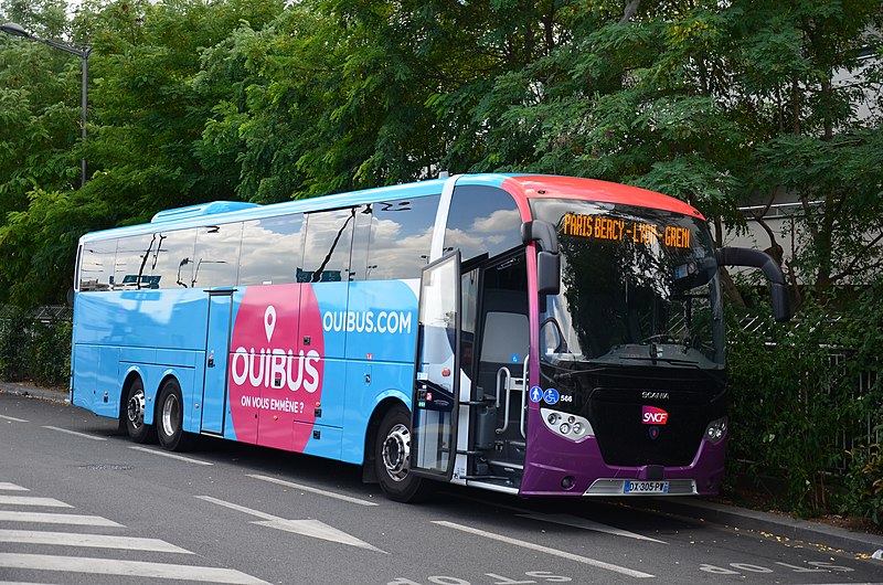 ônibus na França 