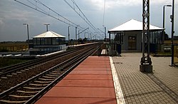 Dworskie'deki tren istasyonu