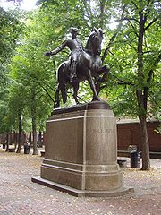 Paul Revere Statue by Cyrus E