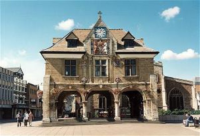 The Guildhall, Cathedral Square (1669–1671), site of the former Market Place.