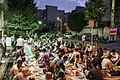 People eating Iftar together in Iran Y