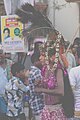 People with Tribal costumes at Yanamalakuduru Shivaratri celebrations 01