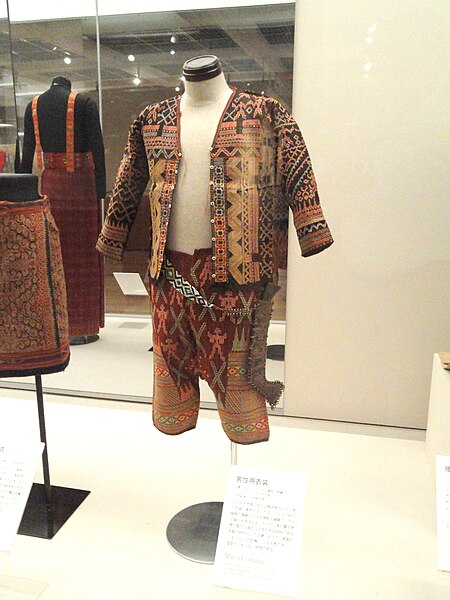File:Philippines (Mindanao), men's clothes, late 19th or early 20th centry - Bunka Gakuen Costume Museum - DSC05279.JPG
