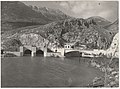 La diga sul lago di Barrea, 1954 (Archivio storico del Touring Club Italiano)