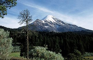 The Pico de Orizaba looking south