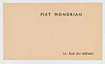 Миниатюра для Файл:Piet Mondrian, calling card MET DP328757.jpg