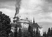 Ničivý požár v Bojnicích, 1950