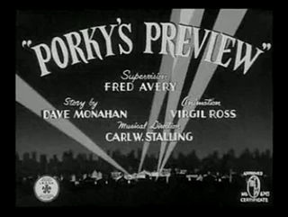 <i>Porkys Preview</i> 1941 animated short film by Tex Avery
