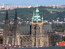 Prague Gothic cathedral. Picture I and Zachi Evenor taken.