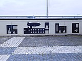 Praha - Holešovice, Bubenská - mural (Lefthendr, 2021)