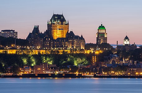 "Québec_city_at_night,_view_from_Lévis_city.jpg" by User:The Photographer
