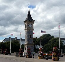 Tolkien dated the Shire to the time of the Diamond Jubilee of Queen Victoria, 1897, when Exmouth's Jubilee clock was built. Queen Victoria Diamond Jubilee Clock Tower, Exmouth.jpg