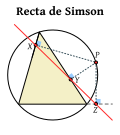 Miniatura para Recta de Simson