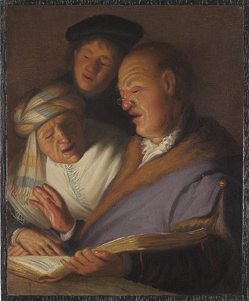 File:Rembrandt van Rijn - Three Musicians (Allegory of Hearing) - RR-105 - Leiden Collection.jpg